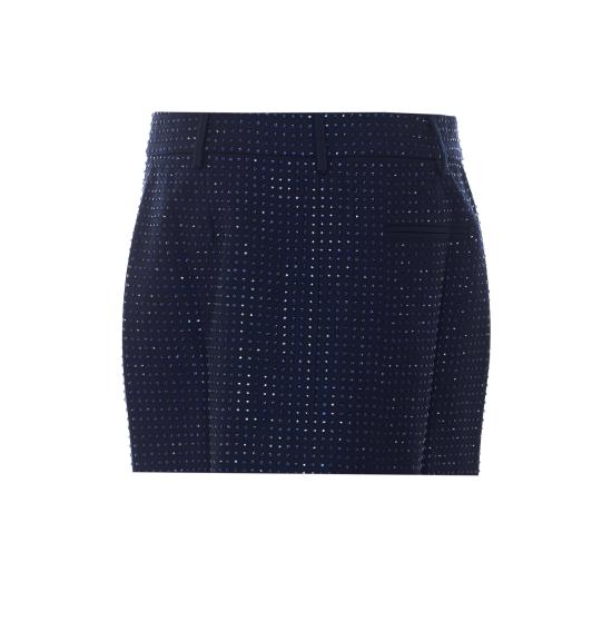 26FW 핑코 미디 스커트 107674 A3M0G56 Blue - PINKO