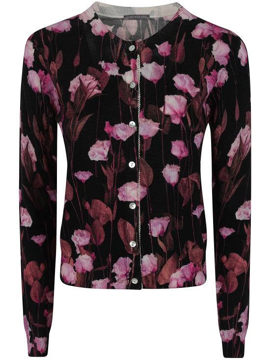 26FW 인베드위드유 스웨터 ZB05 241 FLORAL AND GEOMETRIC PRINT