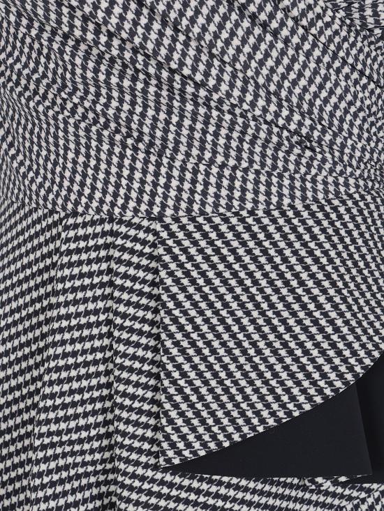 26FW 키아라보니 롱 원피스 ABCARIANEPIN BS STS756V1 HOUNDSTOOTH - CHIARA BONI