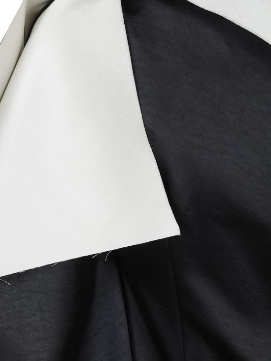 26FW 로에 미디 원피스 421 33 112 989627 BLACK WHITE - ROHE