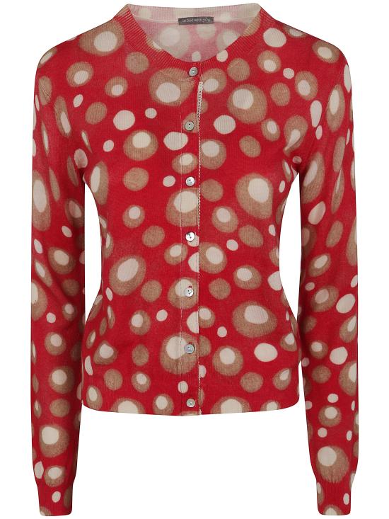 26FW 인베드위드유 스웨터 ZB05 138 POLKA DOTS PRINT
