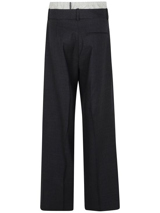 26FW 로에 스트레이트 팬츠 421 30 021 021300 DARK GREY MELANGE - ROHE