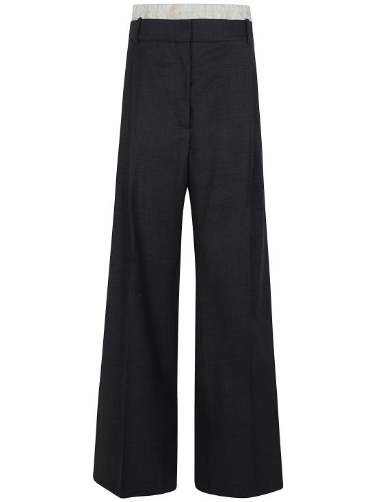 26FW 로에 스트레이트 팬츠 421 30 021 021300 DARK GREY MELANGE