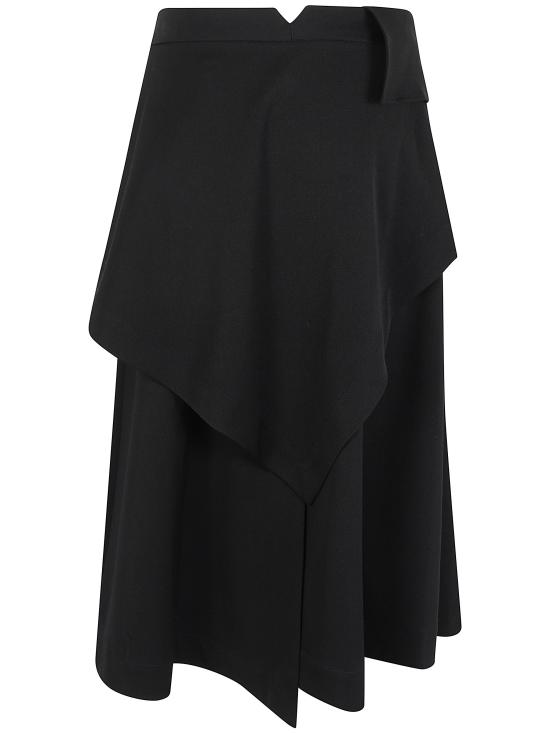 26FW 로에 미디 스커트 421 32 058 001308 BLACK - ROHE
