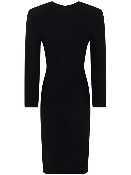 26FW 키아라보니 롱 원피스 ABCMEIZIZP BS 37 BLACK - CHIARA BONI