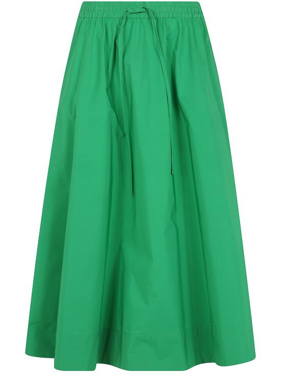 26FW 에쌍씨엘 롱 스커트 KEELY2 KQ23 KIWI QUEEN GREEN