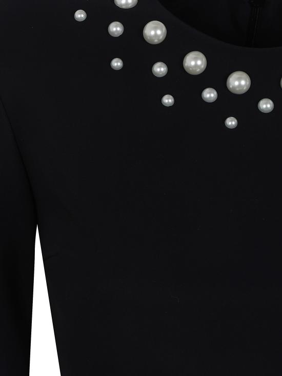26FW 키아라보니 미디 원피스 ABMSHIREBRMZP BS 37 BLACK - CHIARA BONI