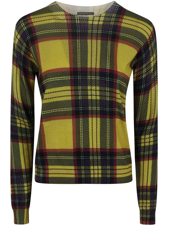 26FW 인베드위드유 스웨터 ZB04 264 GEOMETRIC PRINT