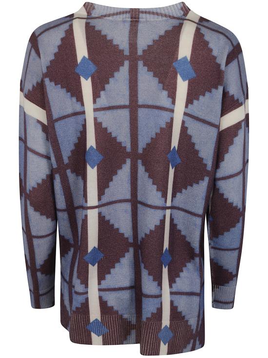 26FW 인베드위드유 스웨터 ZB06 128 GEOMETRIC PRINT - IN BED WITH YOU