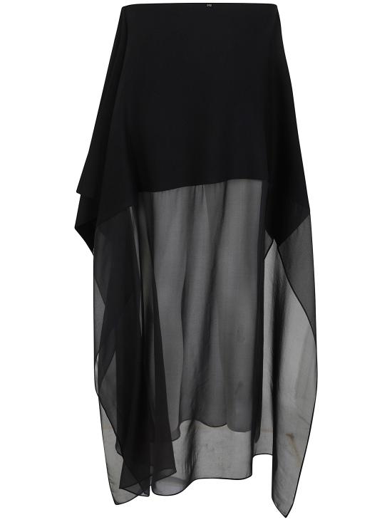 26FW 스포트막스 롱 스커트 2622306013600 004 BLACK - SPORTMAX