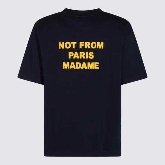 26FW 드롤드무슈 반팔 티셔츠 PERMTS203 CO002NY NAVY - DROLE DE MONSIEUR