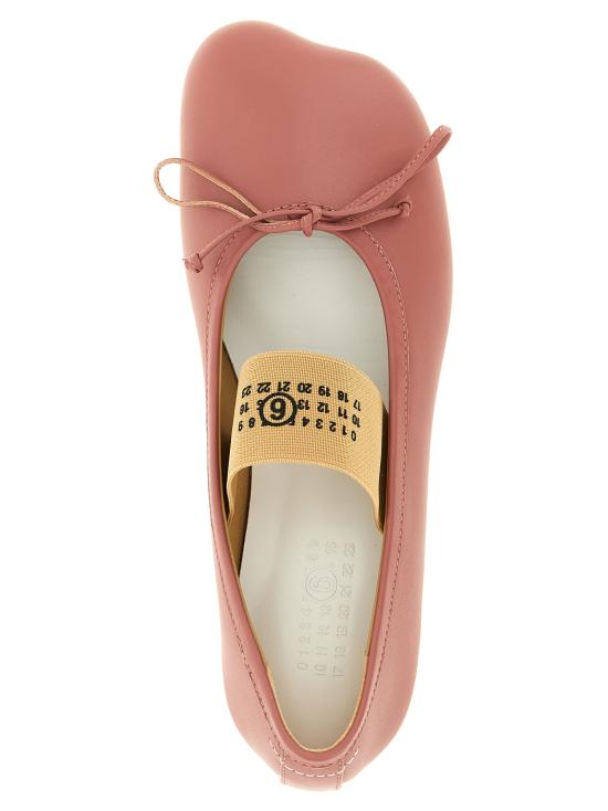 26FW MM6 메종마르지엘라 아나토믹 뉴메릭 발레리나 플랫 슈즈 S59WZ0099P3628T2303 Pink - MM6 MAISON MARGIELA