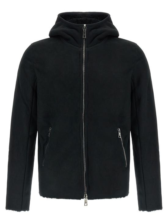 26FW 조르지오 브라토 후드 티셔츠 GU27F26018MEVLNERO Black