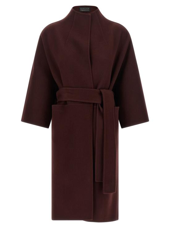 26FW 지안루카카페놀로 트렌치 코트 26IML3562006627 Bordeaux