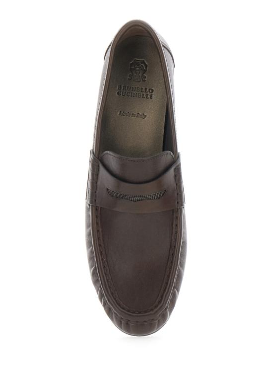 26FW 브루넬로 쿠치넬리 로퍼 MZSLC3370PC9122 Brown - BRUNELLO CUCINELLI