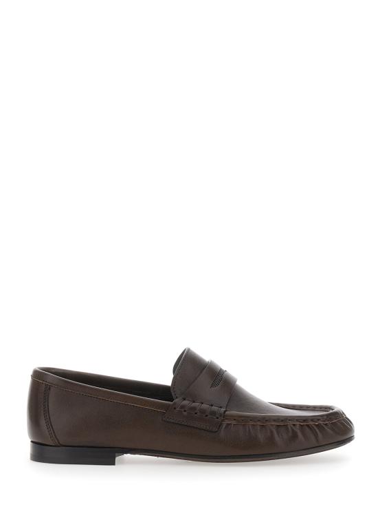 26FW 브루넬로 쿠치넬리 로퍼 MZSLC3370PC9122 Brown