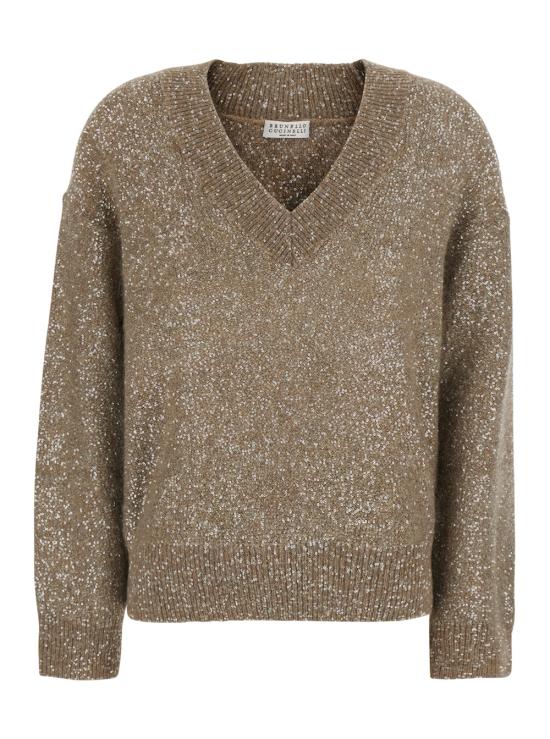 26FW 브루넬로 쿠치넬리 긴팔 티셔츠 MPN568202CMV48 Beige