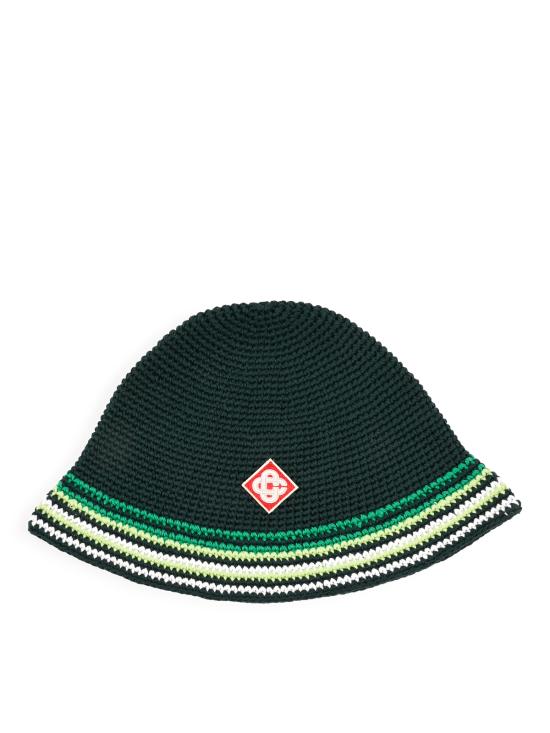 26FW 카사블랑카 버킷햇 APF26HAT12001 Green - CASABLANCA