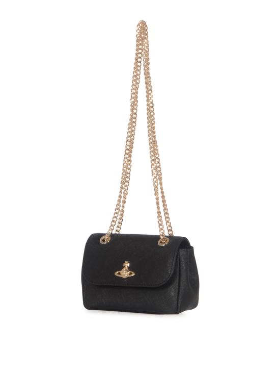 26FW 비비안웨스트우드 스몰 펄스 체인 크로스백 5C01000BW L001NN402 BLACK - VIVIENNE WESTWOOD