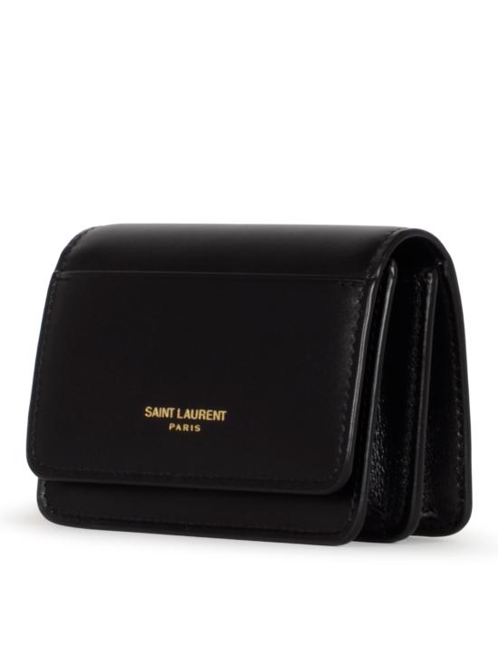 26SS 생로랑 비즈니스 카드 케이스 스무스 레더 863192 AAGD01000 NERO - SAINT LAURENT
