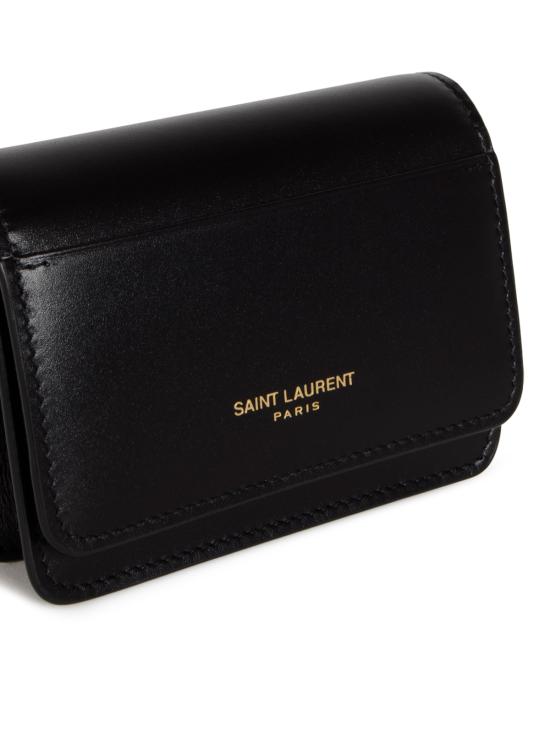 26SS 생로랑 비즈니스 카드 케이스 스무스 레더 863192 AAGD01000 NERO - SAINT LAURENT