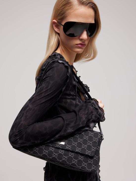 26FW 구찌 매디슨 미디엄 숄더백 874744FAF8W 1144 NERO - GUCCI