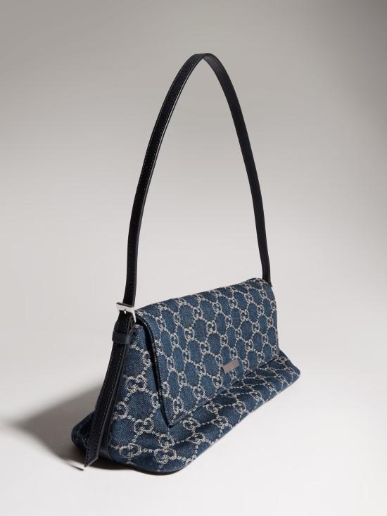 26FW 구찌 매디슨 미디엄 숄더백 874744FAF8V 4042 BLU - GUCCI