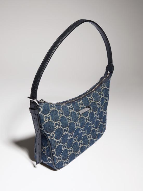 26FW 구찌 레이디 루네타 스몰 숄더백 874743FAF8V 4042 BLU - GUCCI