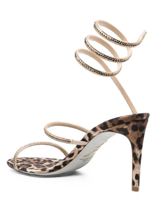 26FW 르네 카오빌라 샌들 C12899080R001Y450 BEIGE LEOPARD - RENE CAOVILLA