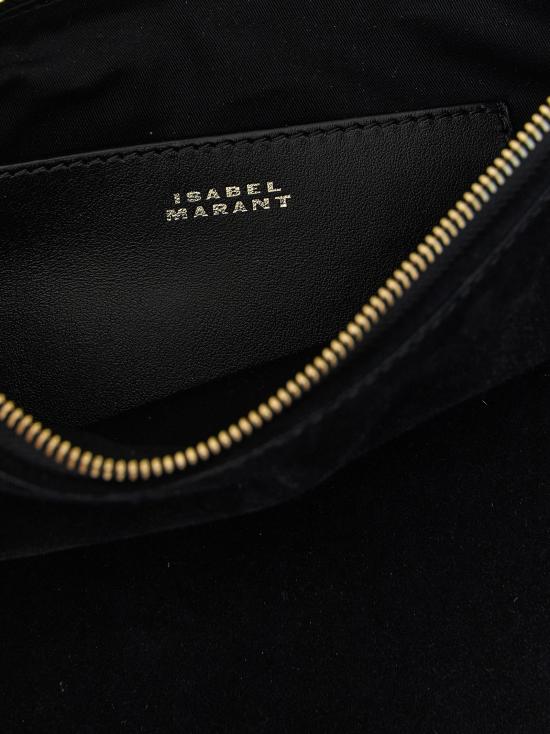 26FW 이자벨마랑 토트백 오스칸 소프트 지퍼 핸드백 블랙 - ISABEL MARANT