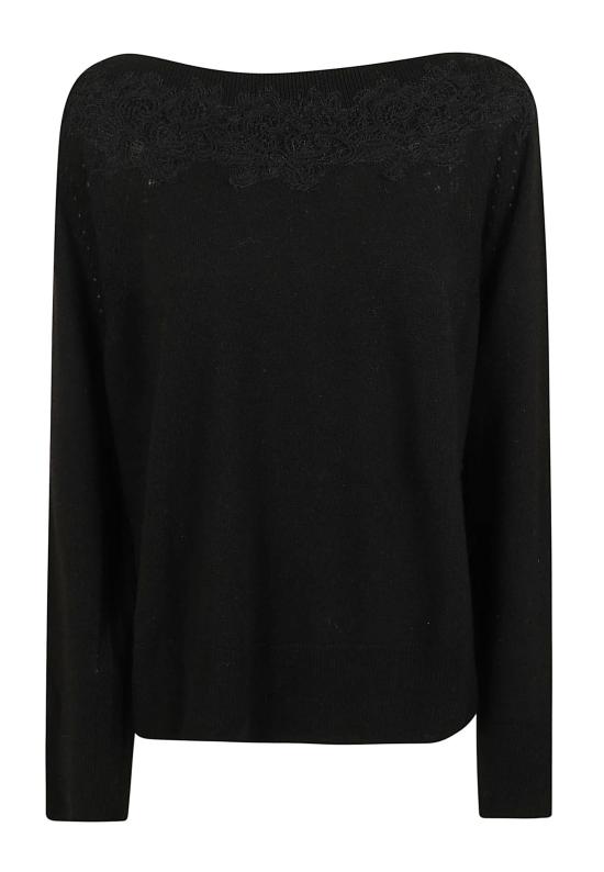26FW 에르마노 설비노 스웨터 D494M506 APDYI 95708 BLACK