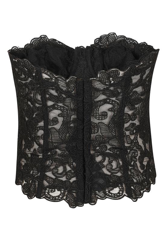 26FW 에르마노 설비노 탑 D492L305 EXQ 95708 BLACK - ERMANNO SCERVINO