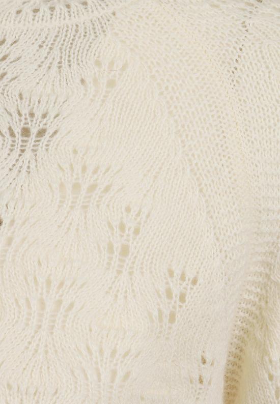 26FW 에르마노 설비노 스웨터 D494M503 TON 10606 WHITE - ERMANNO SCERVINO