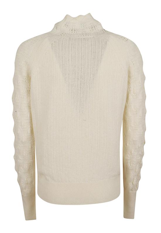 26FW 에르마노 설비노 스웨터 D494M503 TON 10606 WHITE - ERMANNO SCERVINO