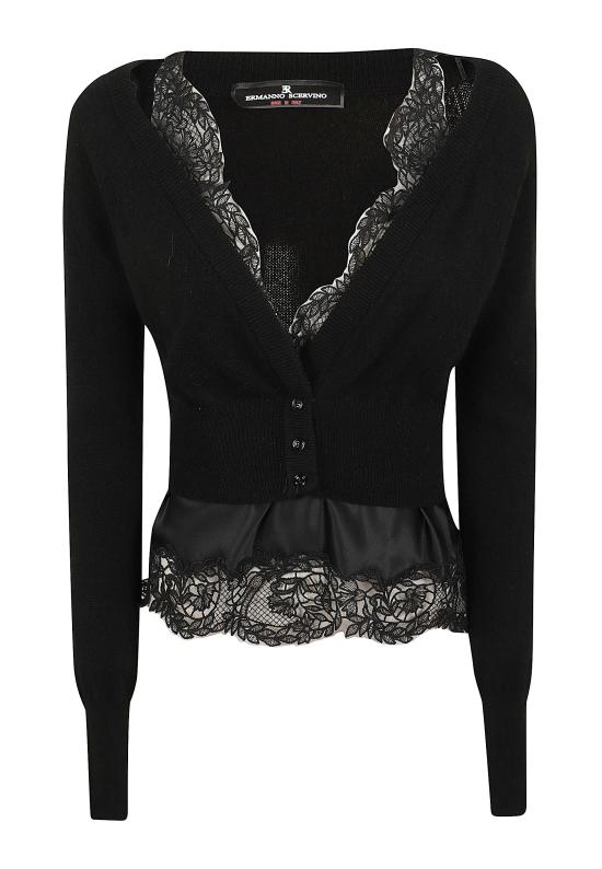 26FW 에르마노 설비노 가디건 D492N300 APPYU 95708 BLACK