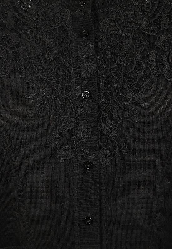 26FW 에르마노 설비노 가디건 D494N502 APLYY 95708 BLACK - ERMANNO SCERVINO