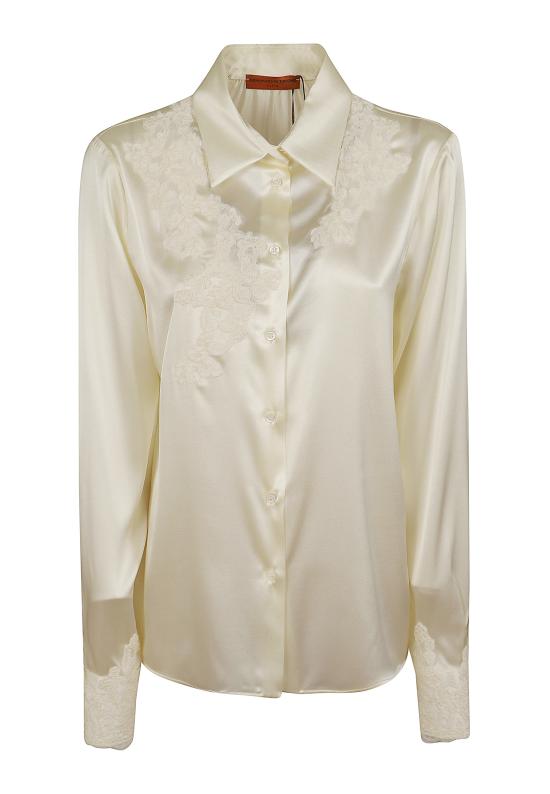 26FW 에르마노 설비노 셔츠 D494K606 TBW 14800 BLANC DE OFF WHITE