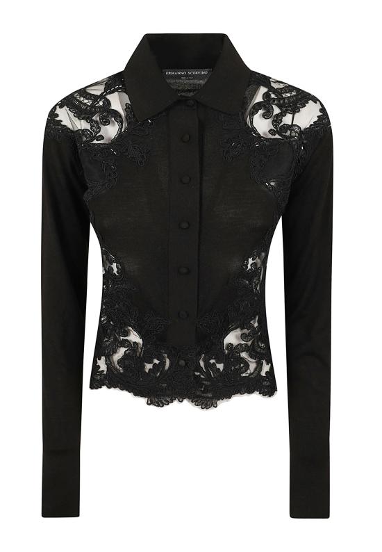 26FW 에르마노 설비노 셔츠 D495K304 APCTATL 95708 BLACK
