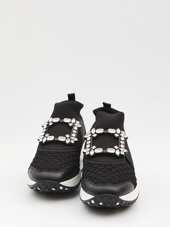 26FW 로저비비에 비브 런 스니커즈 RVW50624180 BLACK - ROGER VIVIER