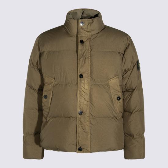26FW 스톤 아일랜드 윈드 레지스턴트 & 안티드롭 다운 재킷 L2S15 4100109 S0A23 V005G MILITARY GREEN DOM
