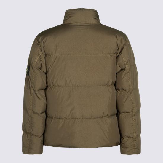 26FW 스톤 아일랜드 윈드 레지스턴트 & 안티드롭 다운 재킷 L2S15 4100109 S0A23 V005G MILITARY GREEN DOM - STONE ISLAND