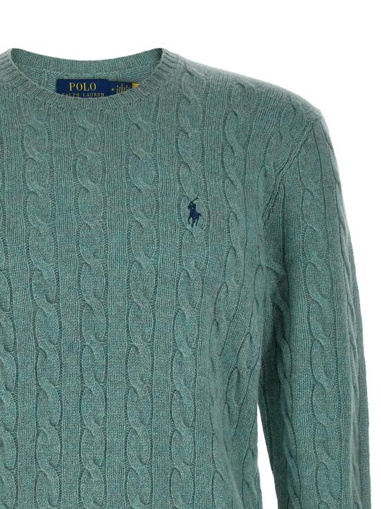 26FW 폴로 랄프로렌 케이블 니트 스웨터 710876762506 Green - POLO RALPH LAUREN