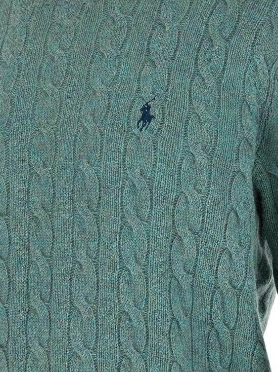26FW 폴로 랄프로렌 케이블 니트 스웨터 710876762506 Green - POLO RALPH LAUREN