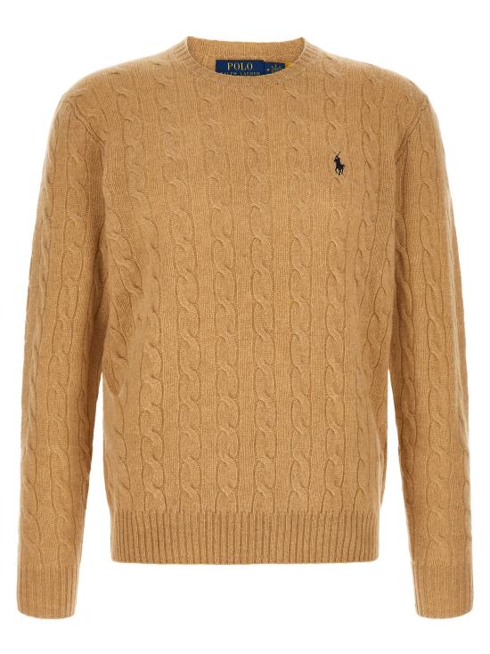 26FW 폴로 랄프로렌 케이블 니트 스웨터 710876762009 Beige