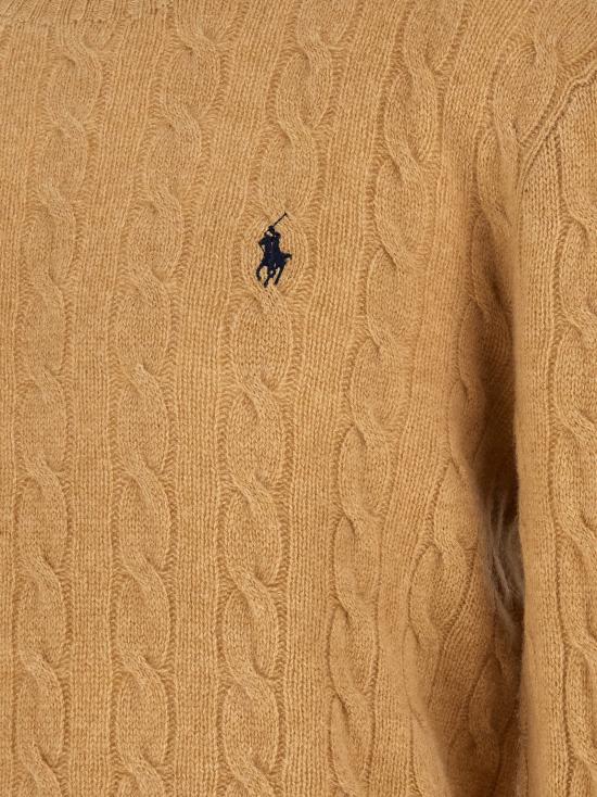 26FW 폴로 랄프로렌 케이블 니트 스웨터 710876762009 Beige - POLO RALPH LAUREN