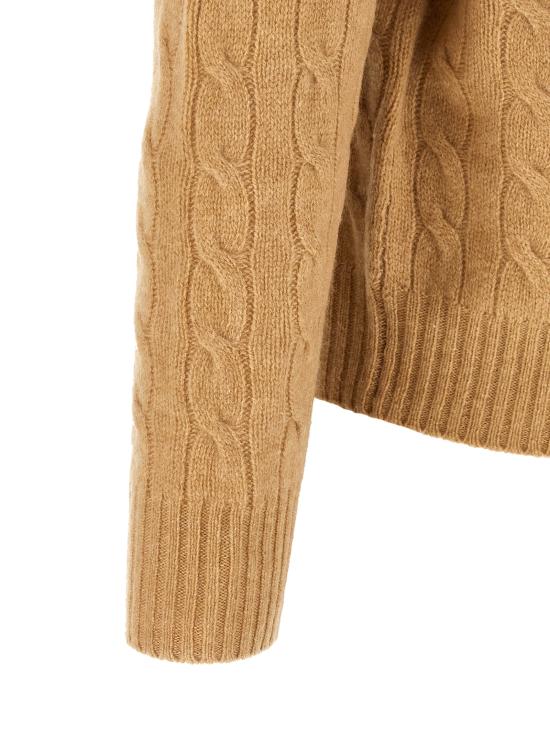 26FW 폴로 랄프로렌 케이블 니트 스웨터 710876762009 Beige - POLO RALPH LAUREN