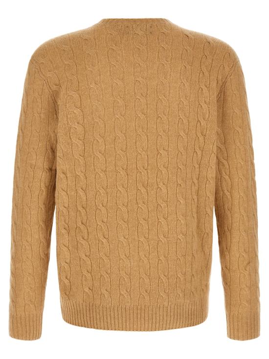 26FW 폴로 랄프로렌 케이블 니트 스웨터 710876762009 Beige - POLO RALPH LAUREN
