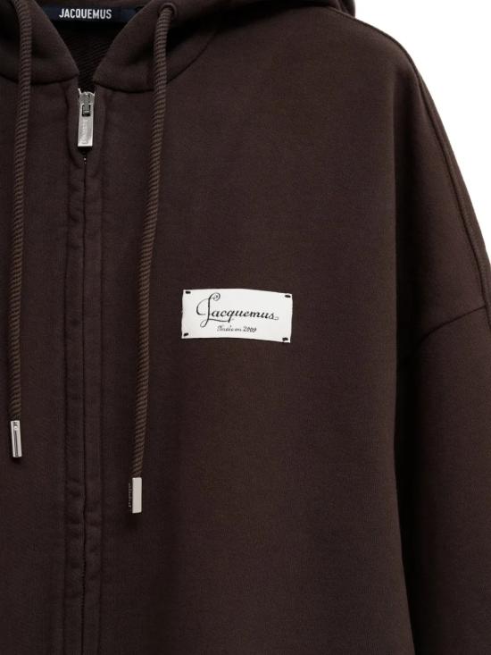 26FW 자크뮈스 스웨터 HOU00314AJ00325 881 Dark brown - JACQUEMUS