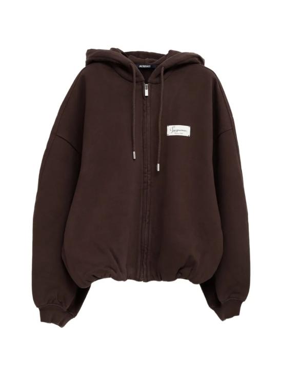 26FW 자크뮈스 스웨터 HOU00314AJ00325 881 Dark brown