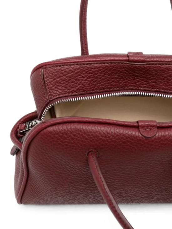 26FW 자크뮈스 TURISMO 투리스모 소프트 스몰 볼링 토트벡 BAW00416AC03A03 490 BURGUNDY - JACQUEMUS